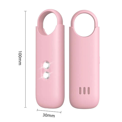 Fixby Safety Light — LED Flashlight + 130dB Alarm Keychain.