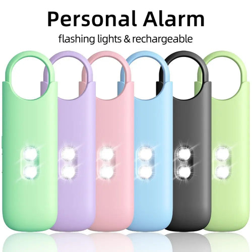 Fixby Safety Light — LED Flashlight + 130dB Alarm Keychain.